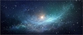 Tablou - Stele și nebuloase (120x50 cm)