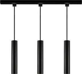 Philips-LED dimmabil, lampă suspendată pe cablu pentru sistem de șină EASYLINK, 3xGU10/7W/230V, 1m, negru