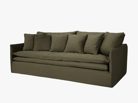 Canapea Boho catifea cu husa detasabila L223 cm