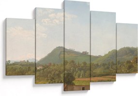 Tablou - Simon Denis,  View Near Naples, reproducere (150x105 cm)