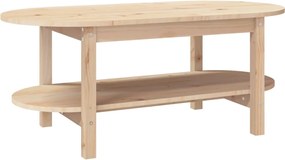 vidaXL Măsuță de cafea, 110x55x45 cm, lemn masiv de pin