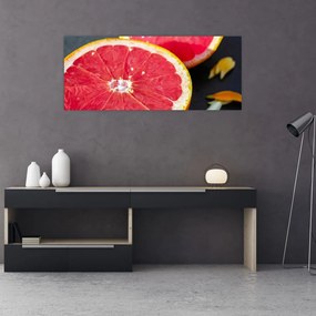 Tablou cu grapefruit tăiat (120x50 cm), în 40 de alte dimensiuni noi