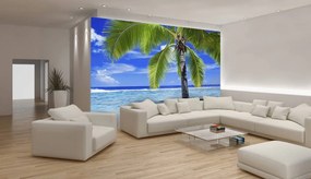Fototapet - Sea Beach Sand Landscape (254x184 cm)