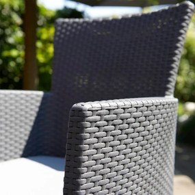 Set mobilier de grădină Iowa Balcon cu masă Luzon, grafit