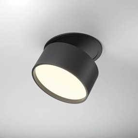 Spot LED incastrabil ajustabil IP44 Onda negru