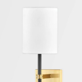 Aplica de perete design modern DENISE alama antichizata, negru