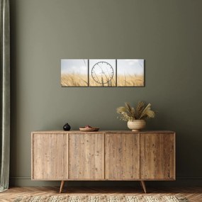 Tablou cu grâne (cu ceas) (90x30 cm)