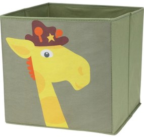 Cutie de depozitare din material nețesut Girafă 30x 30 cm