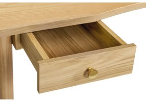 Birou cu aspect de lemn de stejar 70x140 cm Nice – Woodman