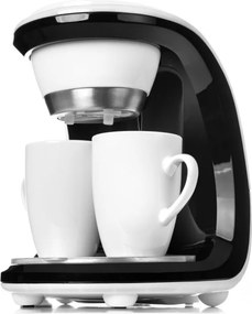 La mâna a doua: Cafetiera First Austria FA-5453-2, 450W, 2 cesti, Filtru detasabil, Alb