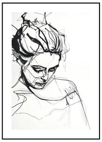 Tablou 50x70 cm Silhouette – Malerifabrikken