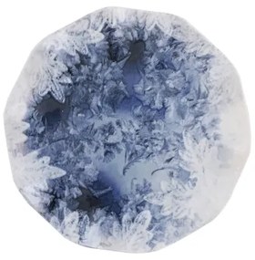 Set de veselă 24 piese din porțelan, albastru