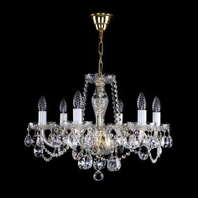 Candelabru elegant cu 6 brate Cristal Bohemia Exclusive ELSA VI. CE