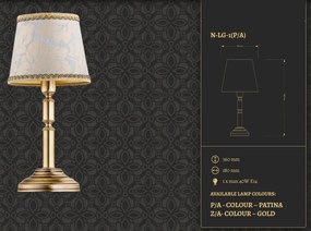 Lampa de masa design clasic realizata manual N