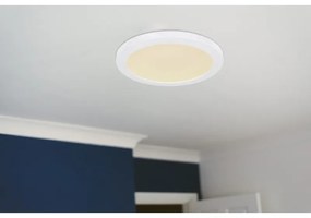 Plafoniera LED design modern, diametru 29,8cm, LASSE alb 12379-24W GL