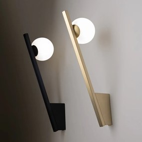 Aplica de perete design modern minimalist Kazimir negru/alb