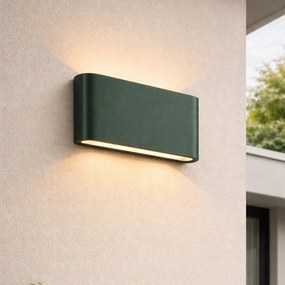 Lampă modernă de perete pentru exterior verde închis 17,5 cm, inclusiv LED IP65 - Batt