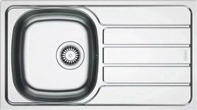 Chiuveta bucatarie inox Franke Spark 78x43.5 cm cu 1 cuva cu picurator dreapta finisaj lucios