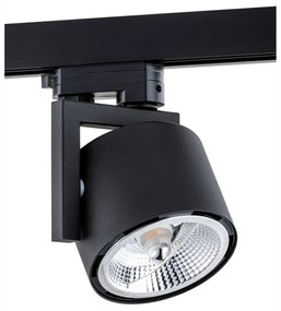 Spot pe sina ALTO negru / Accesoriu pentru sinele trifazate ARGON T-RACK