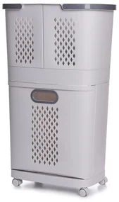 Coșuri universale de depozitare pe roți 4Home HANDY, 2 nivele