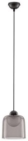 Pendul LED modern, Metal, Negru, Acrilic, DIONE