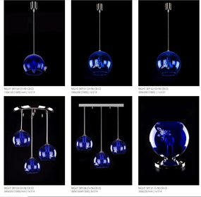 Lustra cu 3 pendule design LUX NIGHT SKY 08-CH