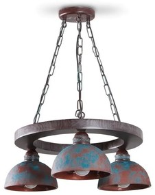 Lustră pe lanț VIRIONI 3xE27/60W/230V