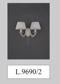 Veioza, Lampa de masa clasica design italian din alama 9690