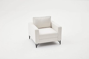 Fotoliu Berlin - Cream, Black