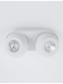 Aplica cu 2 spoturi LED directionabile Gon alb NVL-9105202