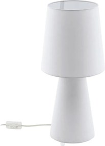 Eglo 79128 - Lampă de masă CARPARA 2xE27/12W/230V