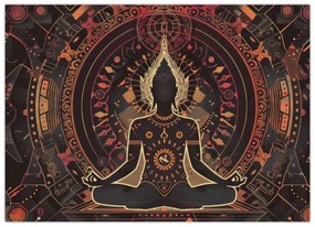 Tablou pe sticlă - Zen (70x50 cm)