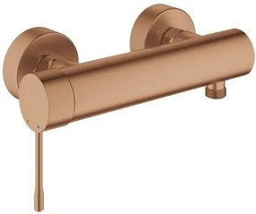 Grohe Essence Baterie dus monocomanda, montaj pe perete, cupru mat (brushed warm sunset)