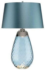 Elstead LENA-TL-L-BLUE - Lampă LED de birou LENA 1xE27/60W+1xGU10/7W albastru