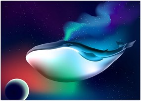 Tablou - Balena spațială (70x50 cm)