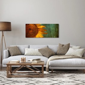 Tablou - Floarea soarelui (120x50 cm)