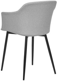 Set 2 buc scaun tip bar Eleni (gri). 1078709