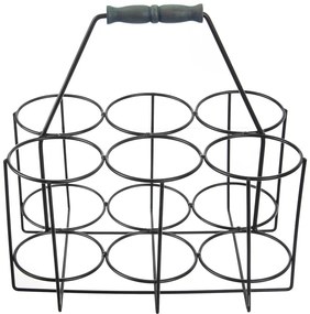 Suport pentru 6 sticle de vin din metal Radka – Orion