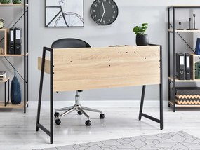 Masă PC Richiel (stejar + negru). 1109843