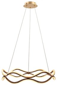 Lustră LED suspendată pe cablu VAVE LED/28W/230V aur roz