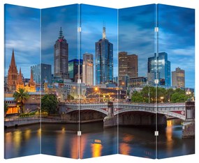 Paravan - Orașul Melbourne (210x170 cm)