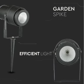 Lampă LED de exterior LED/12W/230V 3000K neagră IP65