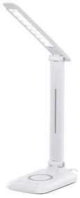 Immax 09107L - Lampă de birou LED dimabilă cu încărcare wireless QI LUMI LED/7W/230V albă