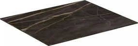 Blat ceramic pentru lavoar Ideal Standard Atelier Conca 60 cm finisaj negru marmura