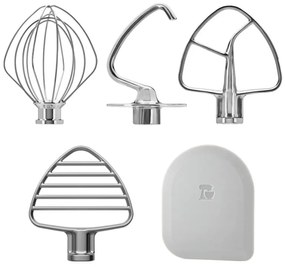 Mixer planetar KitchenAid Artisan Blossom Exclusive Design 5KSM180LEELB, 300W, 4.7L, Actionare directa, 10 viteze, Cap inclinat, Bol din cupru forjat, Verde deschis