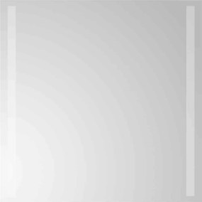 vidaXL Oglindă de baie cu LED, 50x50 cm