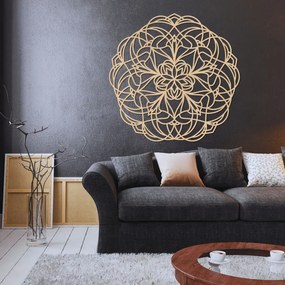 SENTOP | Decorațiune murală cu mandală din lemn sculptată | MOLLIS
