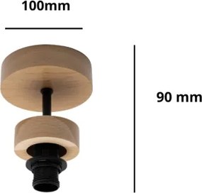BRILAGI - Lustră aplicată PARTY 1xE14/60W/230V stejar