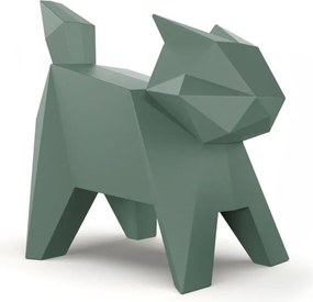 Decoratiune/ Statueta exterior sau interior Origami Neko, mat