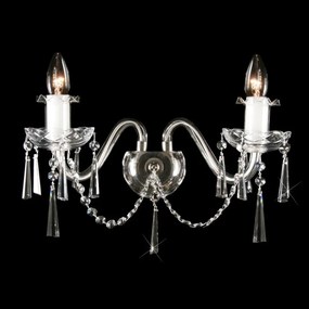 Aplica cristal Bohemia N21 125/02/3-K; Ni, lip.